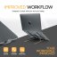 XTORM Worx XWR01 Kovový skládací a polohovatelný stojan na notebook, tablet, Space Grey