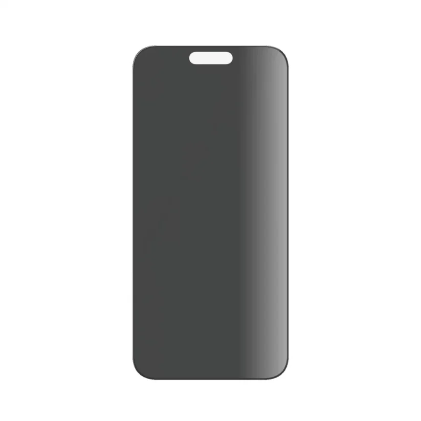 PANZERGLASS Ochranné sklo 2.5D FULL-COVER 0.4mm pro iPhone 15 Pro Max, montážní rámeček, Privacy