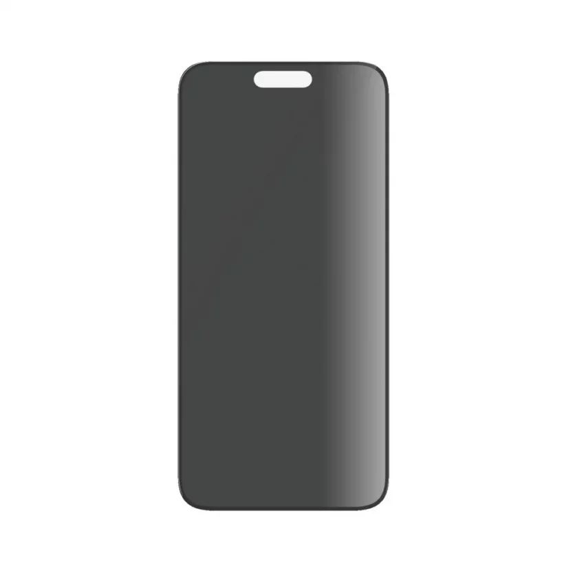 PANZERGLASS Ochranné sklo 2.5D FULL-COVER 0.4mm pro iPhone 15 Plus, montážní rámeček, Privacy
