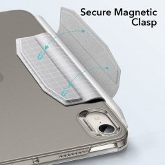 ESR Ascend Trifold Case obal pro iPad Mini 8,3" (6.gen, 2021) s magnetickým krytem pro Pencil , šedý