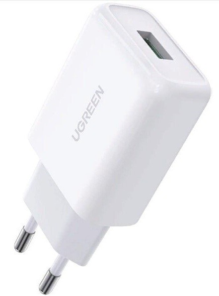 UGREEN CD122 Quick Charge 3.0 USB Nabíječka s výkonem 18W, bílá