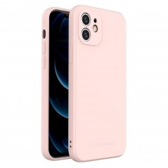 WOZINSKY Color Case Silikonový odolný a pružný kryt pro iPhone XS Max, růžový