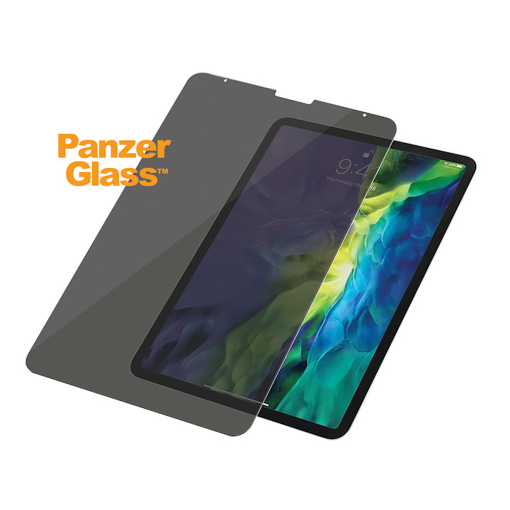 PANZERGLASS Ochranné sklo 2.5D FULL-COVER 0.4mm pro iPad Pro 12,9" (2018/20/21), PRIVACY