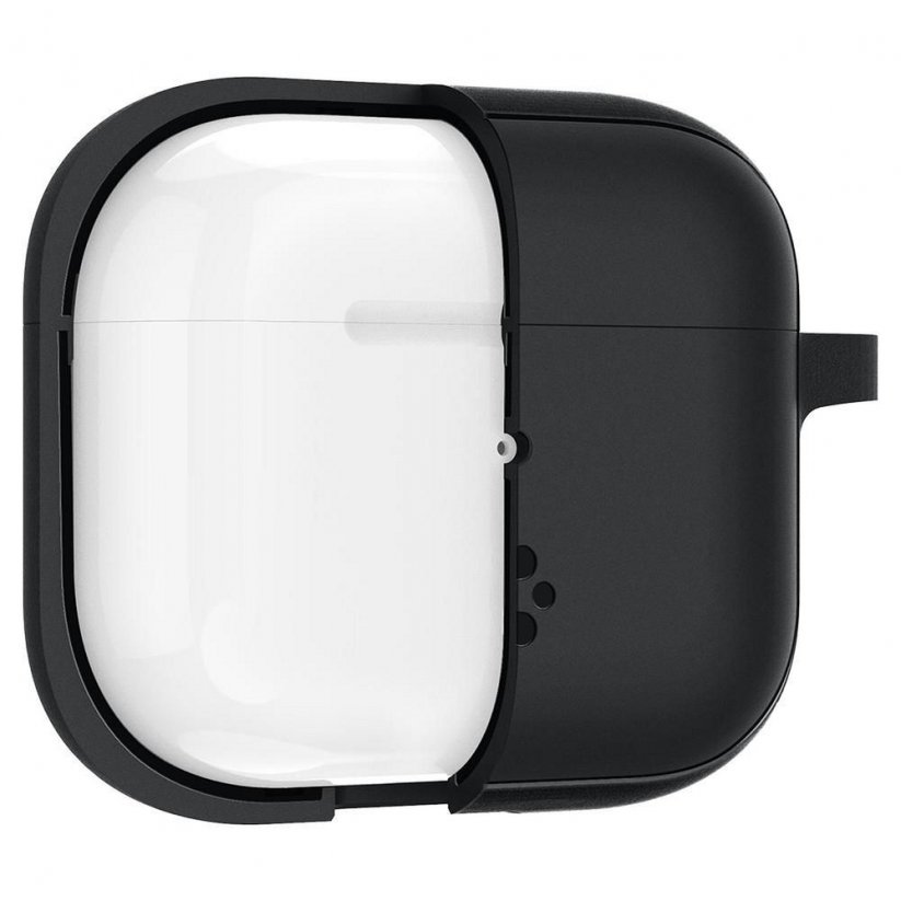 SPIGEN Silicone Fit Kryt s karabinou pro Apple AirPods 3 (2021), černý