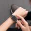 DUX DUCIS Strap LD Magnetický silikonový řemínek pro Apple Watch 42/44/45/49, černo-oranžový