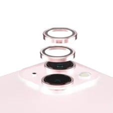 PANZERGLASS Ochranné kroužky zadní kamery HoOps pro iPhone 15/15 Plus, růžový hliník