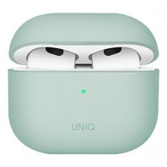 UNIQ Lino Jemný silikonový kryt pro Apple AirPods 3 (2021), zelený