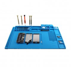 XL Profesionální silikonová servisní podložka pro opravy telefonů, tabletů, 45x30 cm