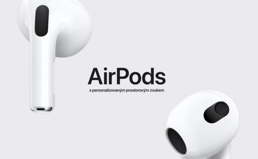 APPLE AirPods (3.generace) Bezdrátová sluchátka s MagSafe pouzdrem, bílá