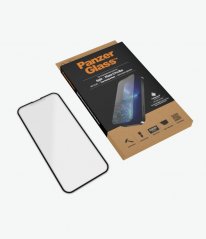 PANZERGLASS Ochranné sklo 2.5D FULL-COVER 0.4mm pro iPhone 13 Pro Max, AntiBacterial, AntiGlare, černý rámeček